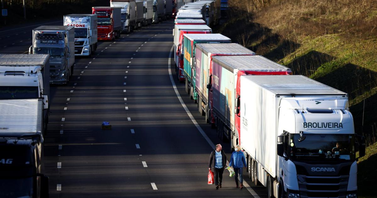 Stau auf dem Highway