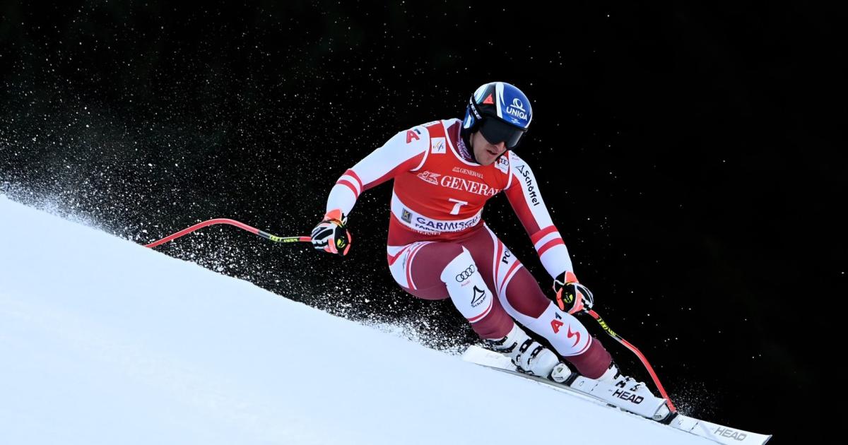 Matthias Mayer rast in Garmisch auf das Podest | Kurier