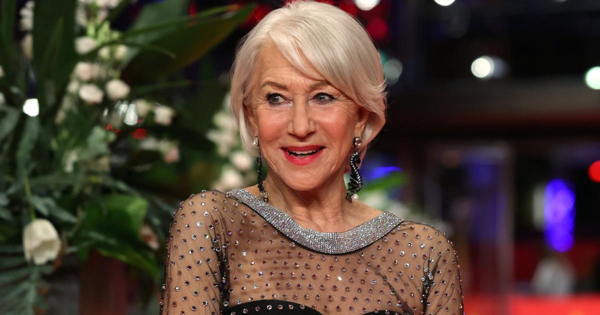 Transformation for a new film: Helen Mirren is hardly recognizable