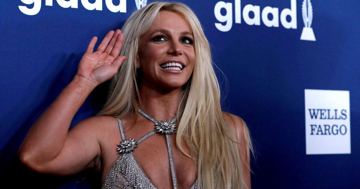 Surprisingly agile: sports star Britney Spears shows her workout