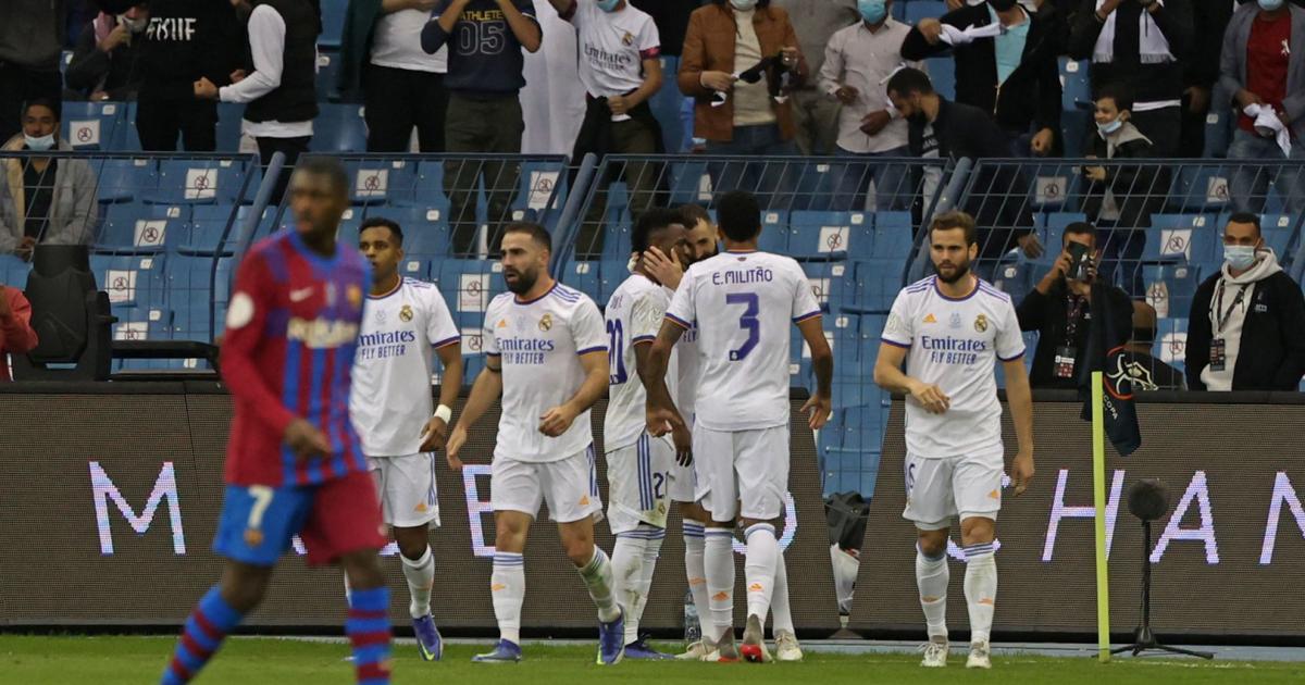 Soccer: Real after Clasico victory against Barcelona in the Supercup final