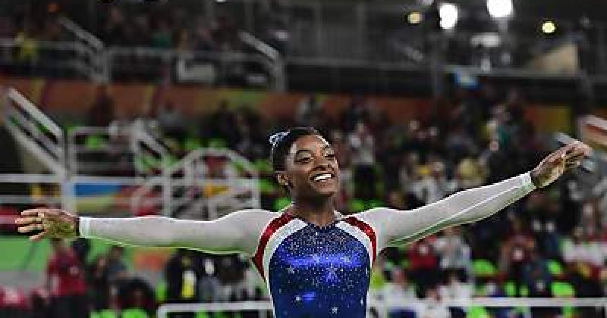 Us Turnerin Simone Biles Holte Am Boden Viertes Olympia Gold Kurier At
