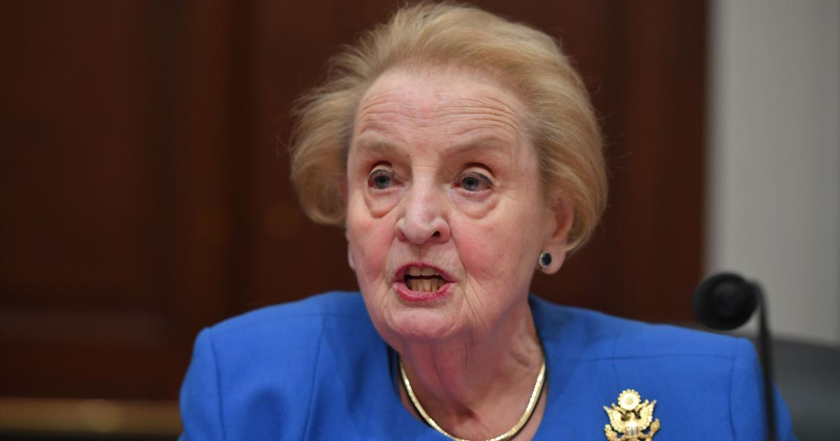 Former US Secretary of State Madeleine Albright dies