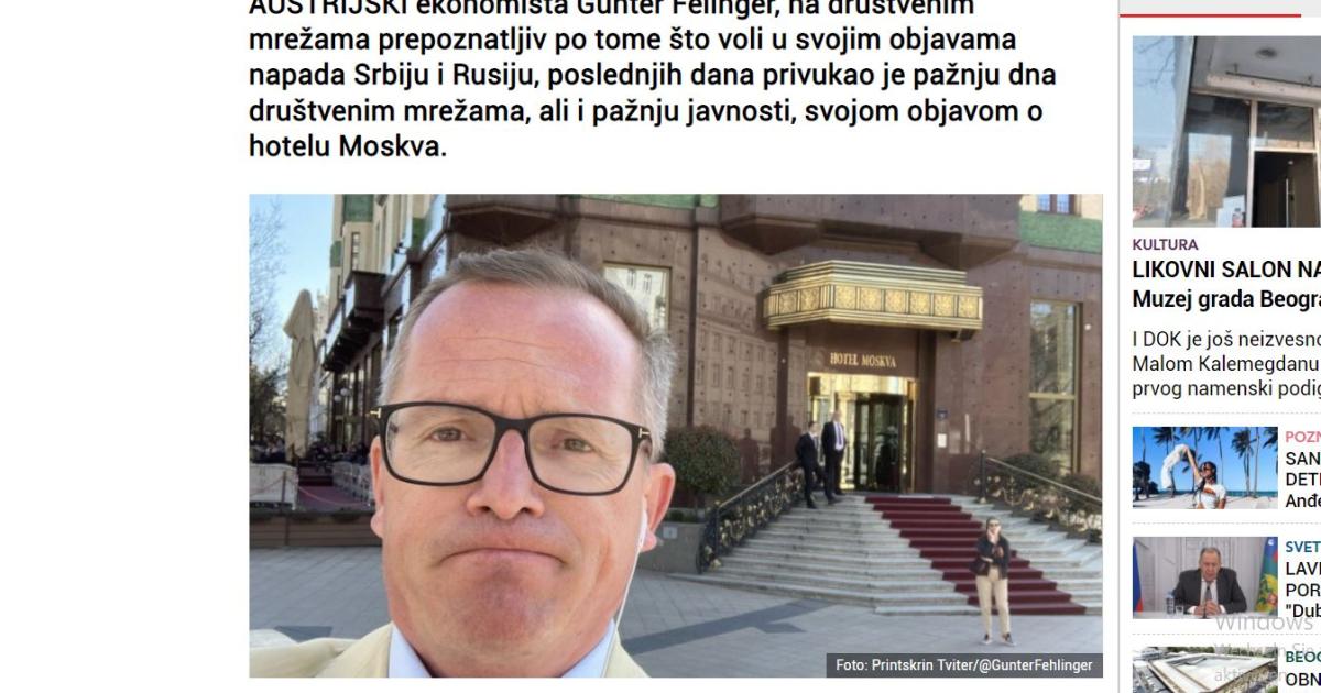 Wie ein Österreicher die Serben per Twitter auf die Palme bringt