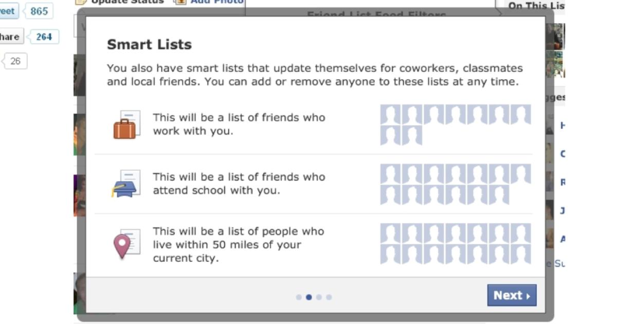 facebook-smart-lists-kommen-fix-kurier-at