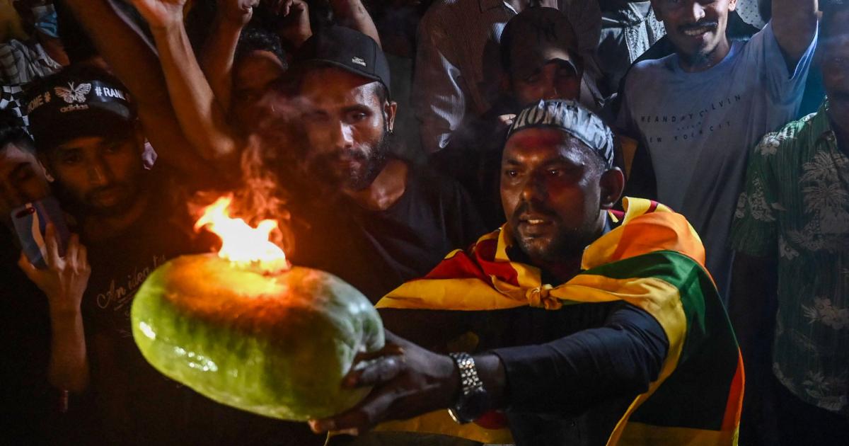 Sri Lankas geschäftsführender Präsident verkündet Ausnahmezustand