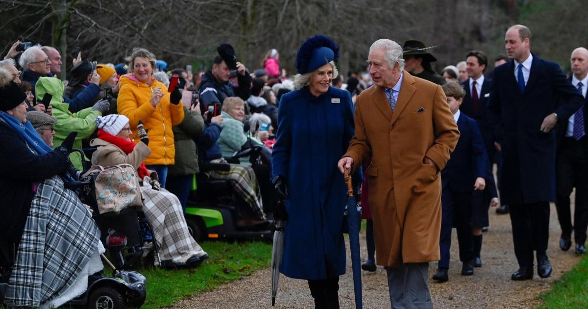 Mit Andrew, ohne Harry Royal Family feiert Weihnachten