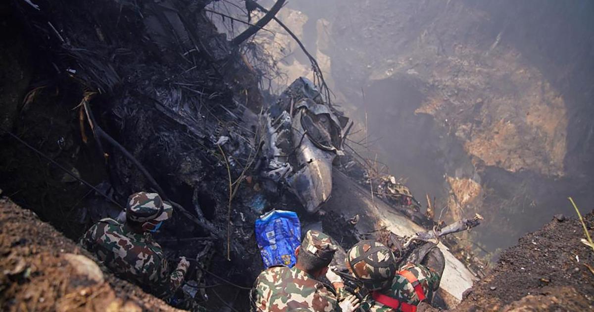 A plane has crashed in Nepal, killing at least 40 people