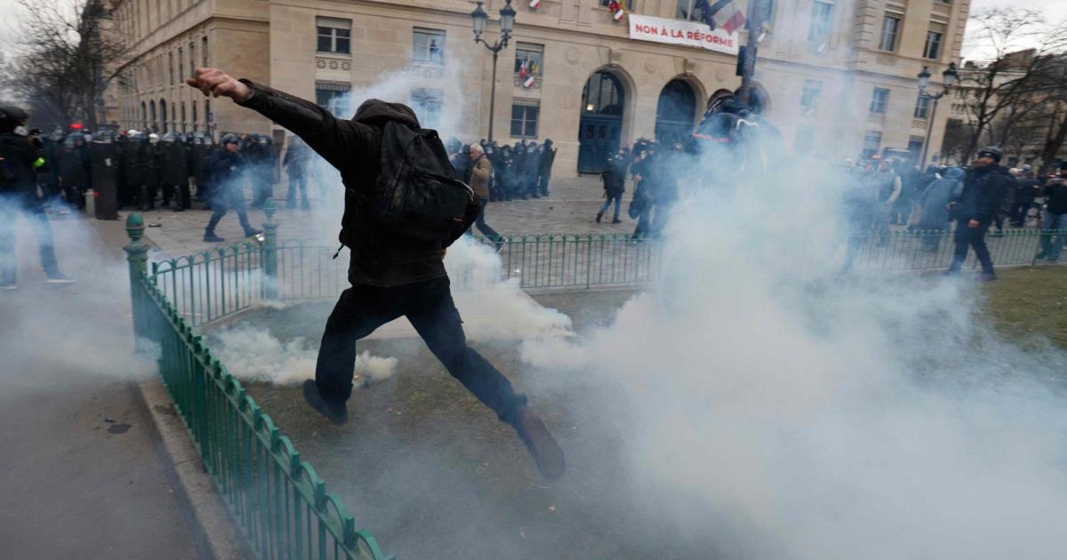 Mass strikes against pension reform paralyze France