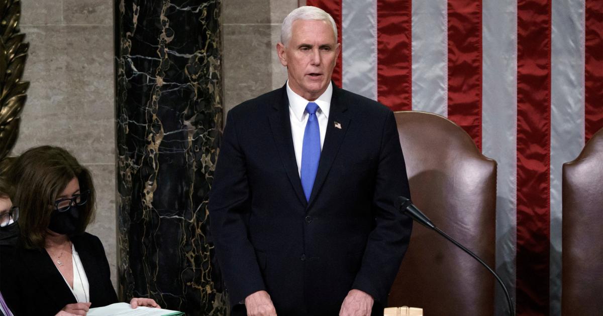 Mike Pence: “President Trump was wrong”