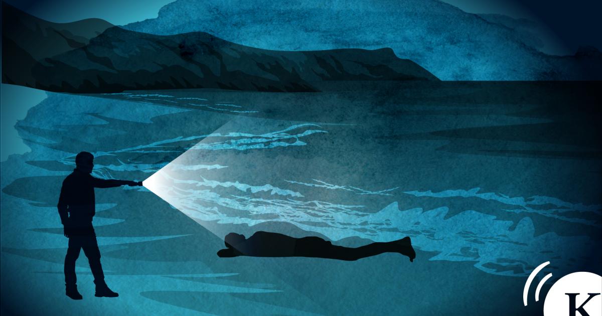 Dunkle Spuren Der Tote am Strand