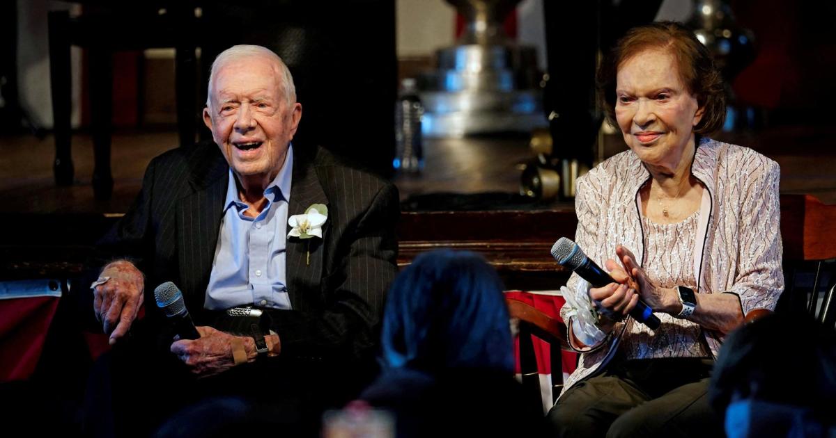 Former US President Carter appears in public after receiving palliative care