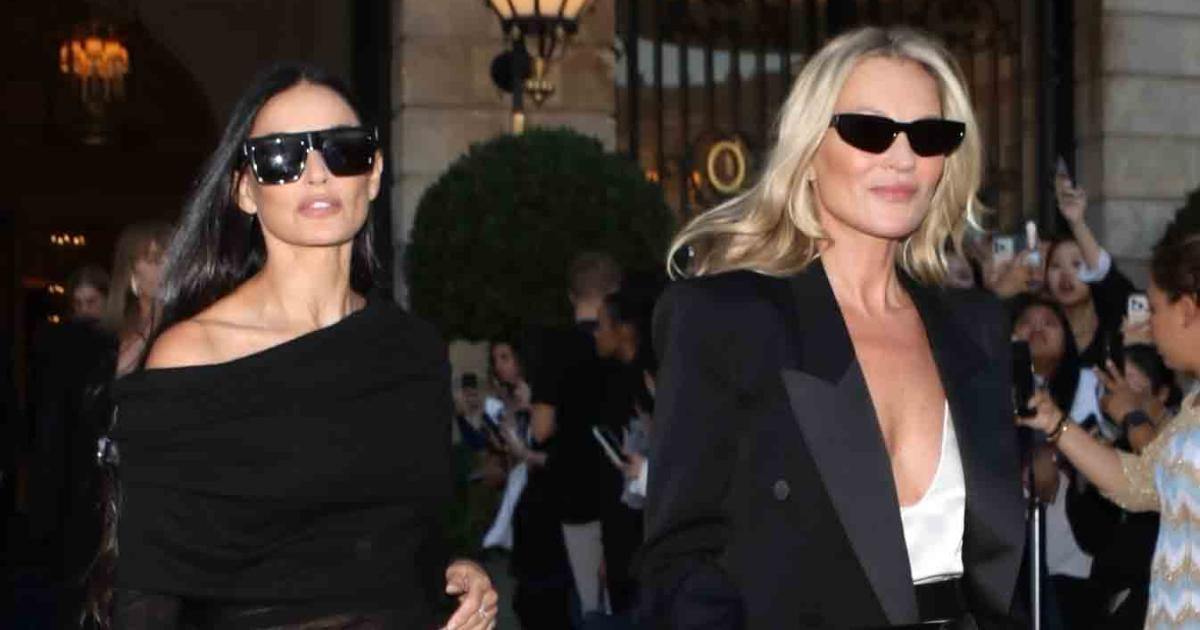 Heimlich friends Kate Moss and Demi Moore: what connects the unlikely duo