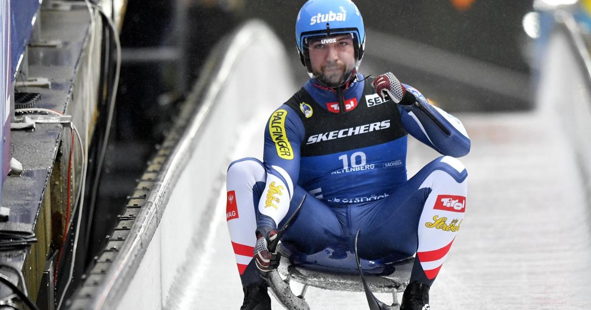 RodelWM Gold für David Gleirscher im Sprint