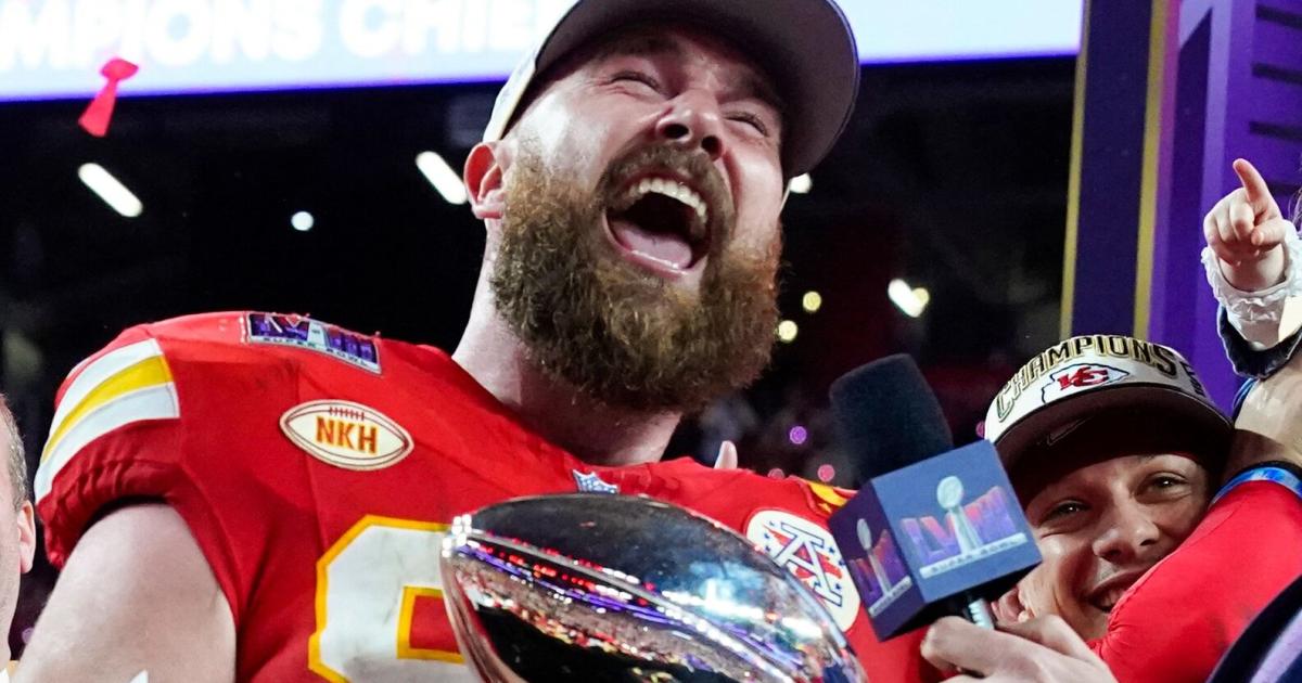 Travis Kelce sings the Chiefs are now a 'dynasty'