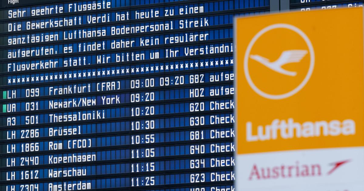 Lufthansa cabin crew strike in Munich affects up to 50,000 passengers
