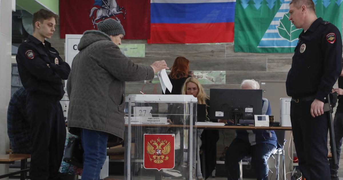 Presidential elections in Russia end in protests