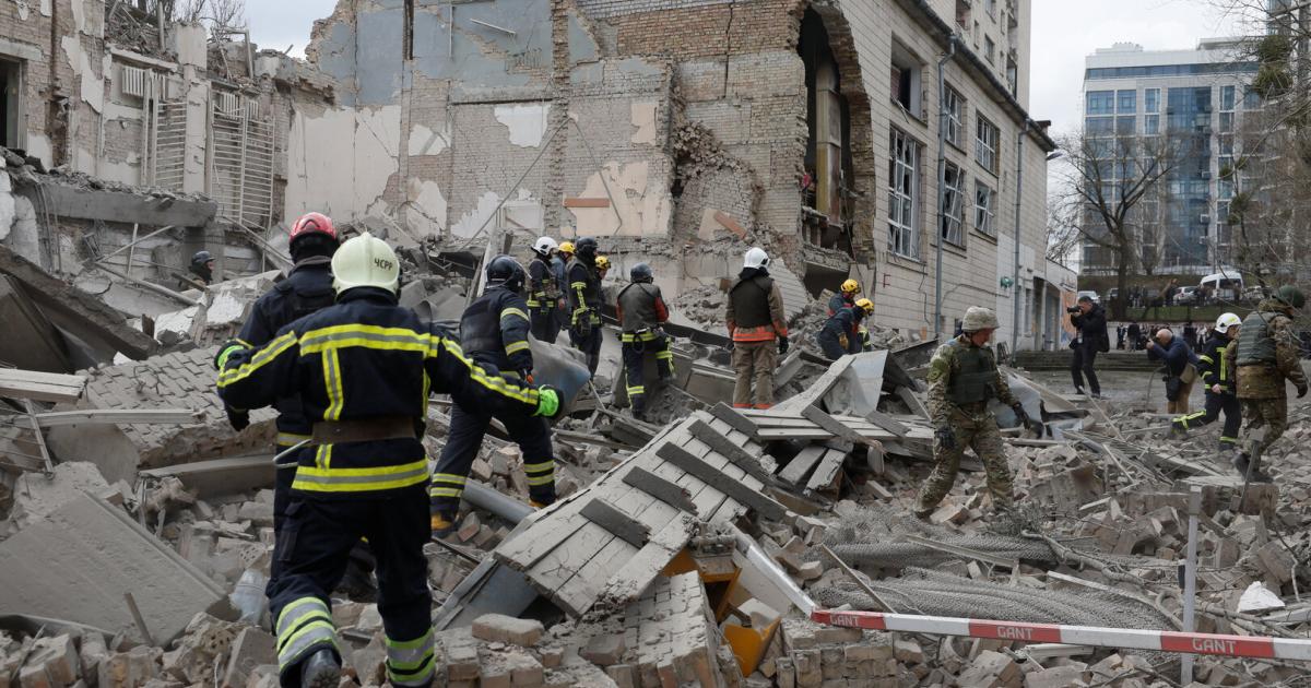 Numerous Explosions Rock Kyiv, the Ukrainian Capital