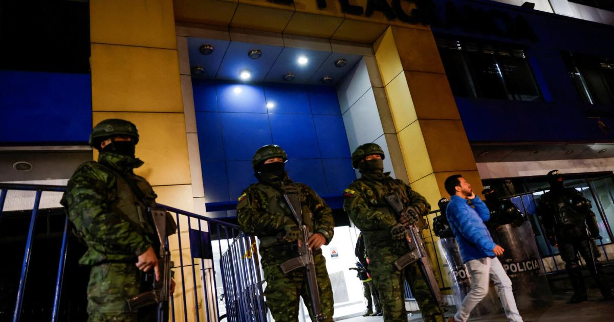 Former vice president of Ecuador detained at Mexican embassy