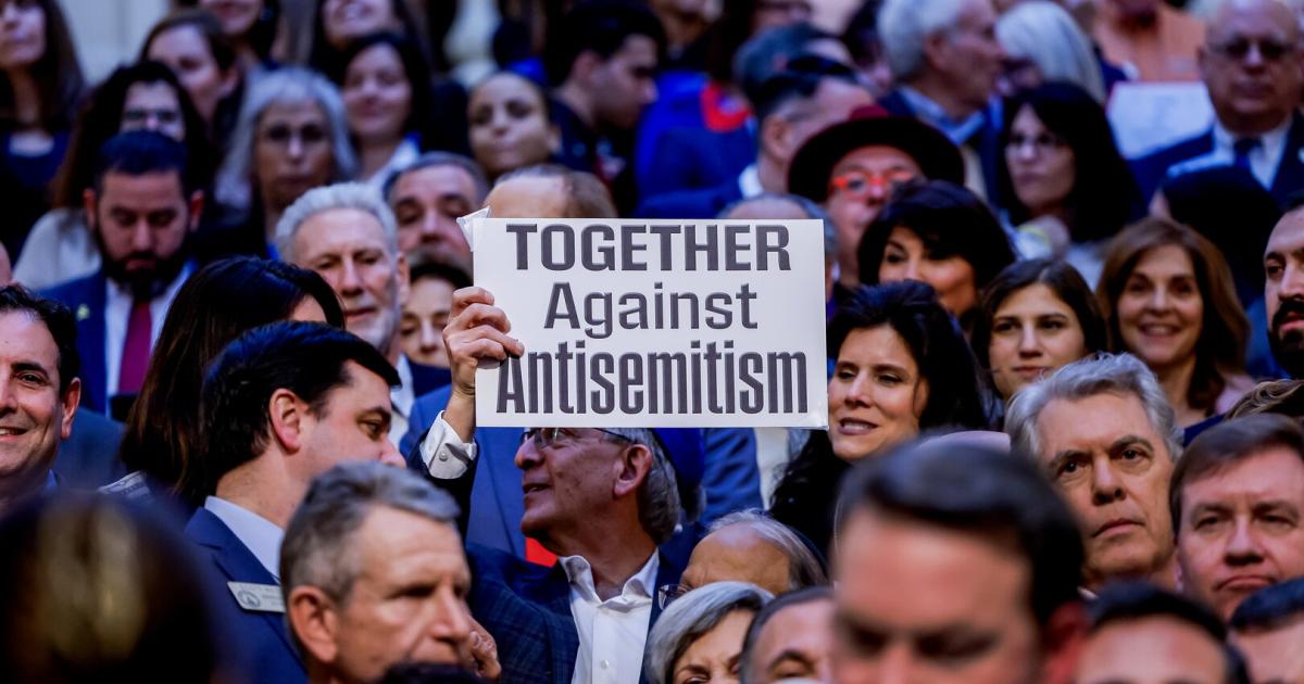 There was a 140 percent increase in anti-Semitic incidents.