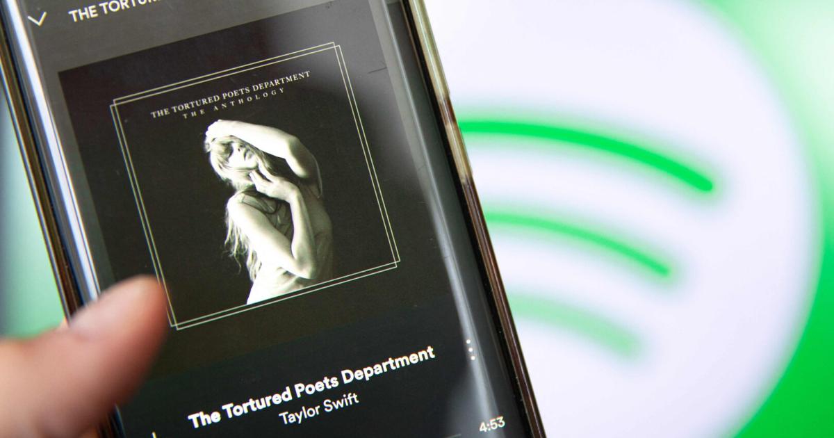 Taylor Swift stellt mit neuem Album wieder SpotifyRekorde auf