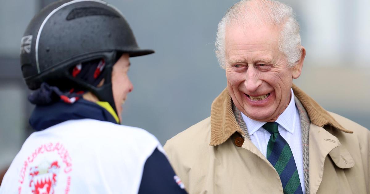 Touching scenes of Charles at horse races