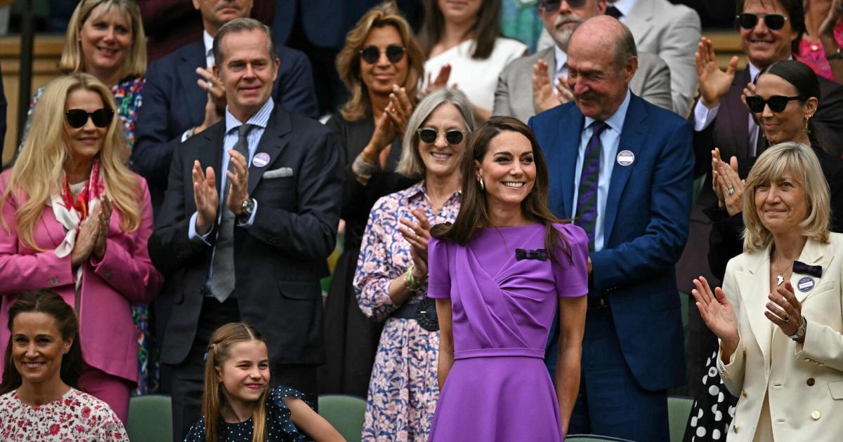 Sullen Charlotte (almost) steals the show from Kate at Wimbledon