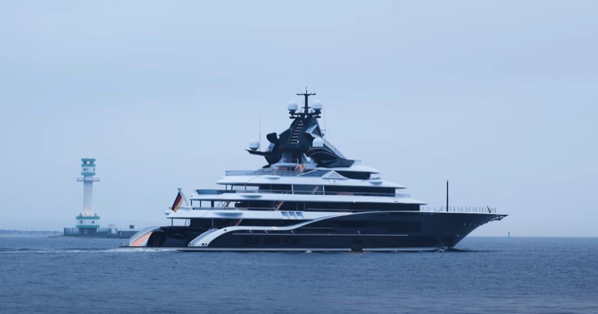 Mega yacht can be chartered for €3 million a week