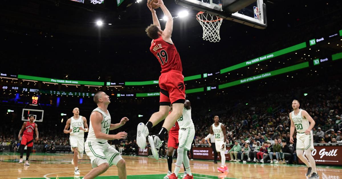 Basketball star Jakob Pöltl shines, but his Raptors lose