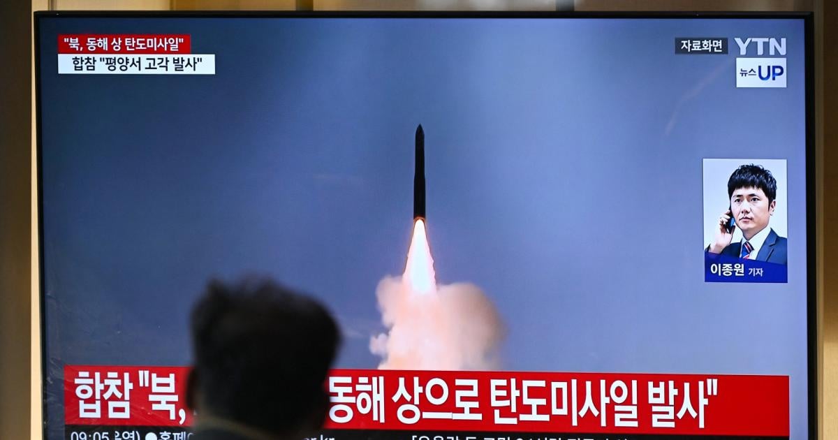 North Korea fired several ballistic missiles at South Korea