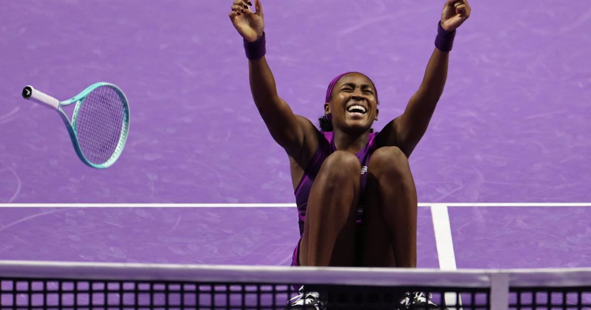 Young US star Coco Gauff wins the WTA finals for the first time