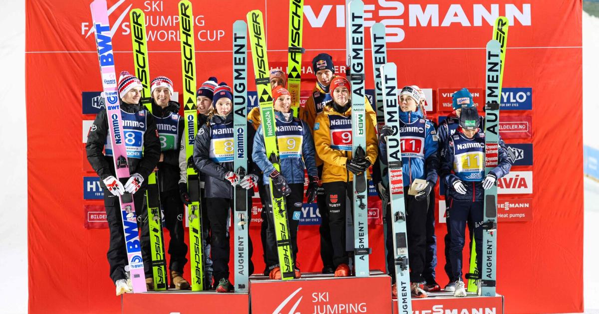 Podium finish at the start of the World Cup for the ÖSV ski jumpers