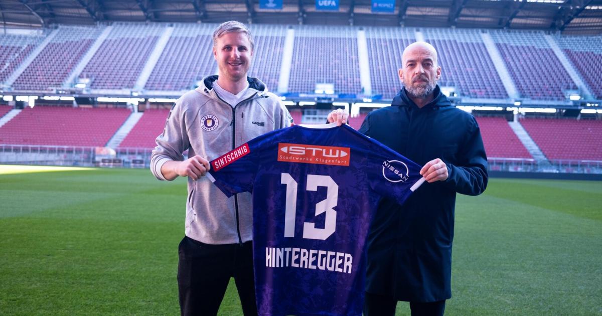 Sensation: Ex-ÖFB kicker Hinteregger celebrates his professional comeback