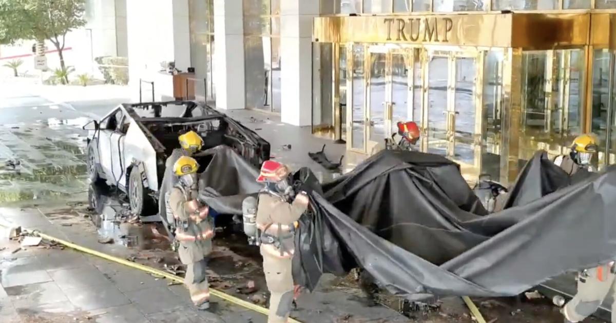 Cybertruck exploded in front of Trump Hotel: Authorities speak of suicide