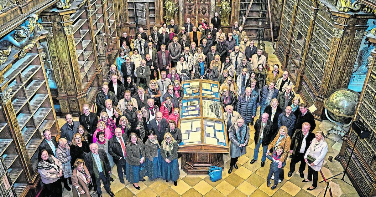 Eine-Patenschaft-f-r-die-Ewigkeit-in-der-Melker-Stiftsbibliothek