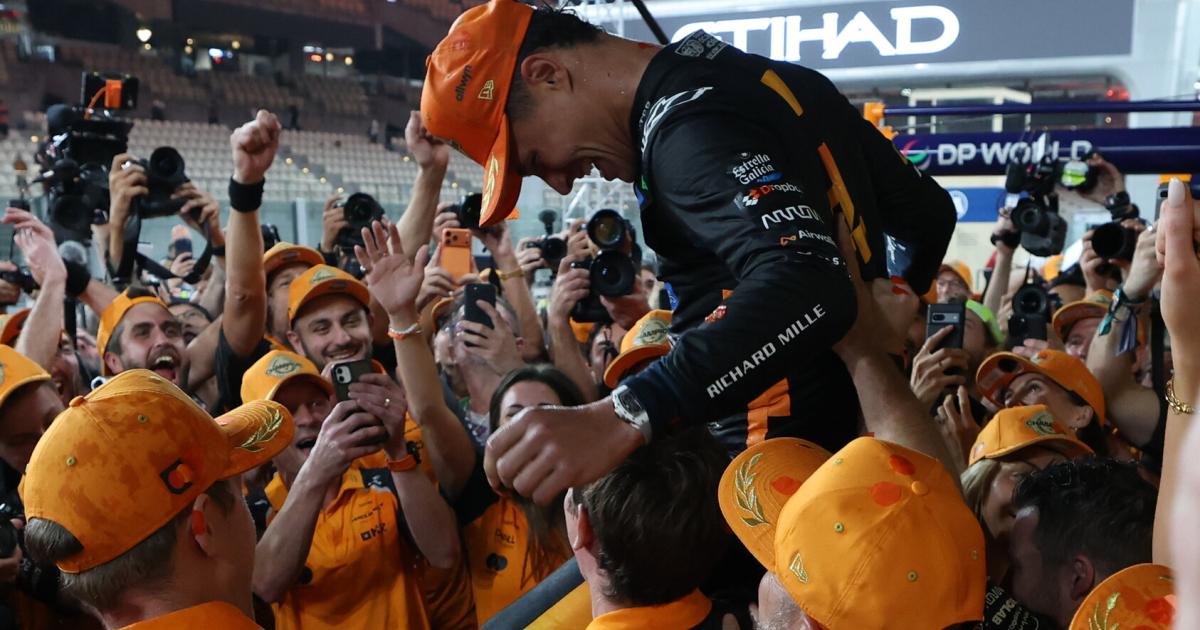 Norris at the world championship party: “Was extremely drunk”