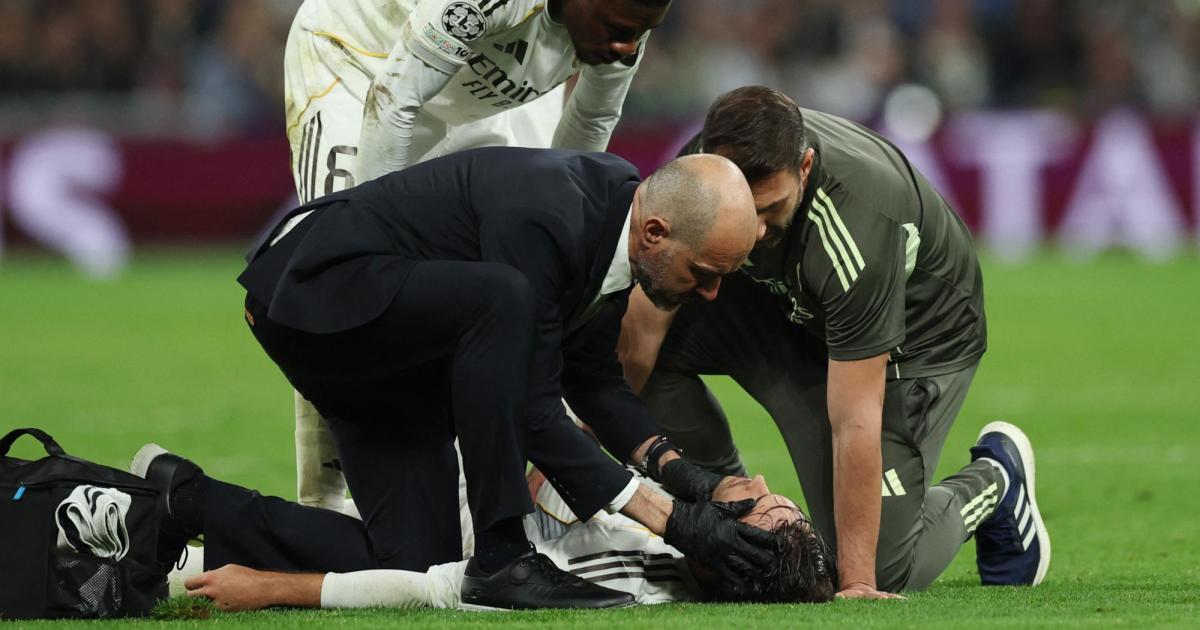 Champions League: Real star reports from hospital after shock