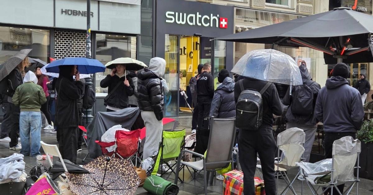 Swatch and Audemars Piguet: camping for days for a plastic watch