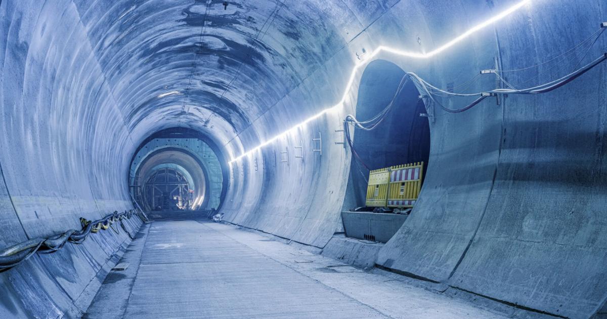 Erste Fahrt durch den Semmering-Basistunnel - per Bus