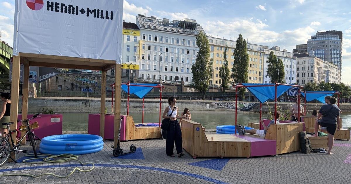 Studentenprojekt-Blaumachen-ohne-Konsumzwang-am-Donaukanal