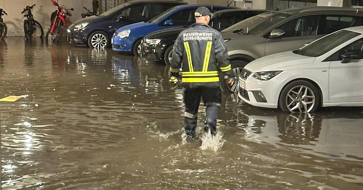 Gewitter-setzte-Tiefgarage-im-Bezirk-Waidhofen-unter-Wasser
