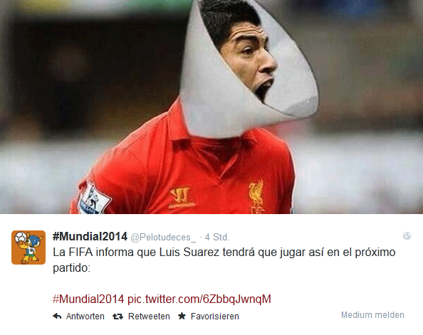 Zuvor ist der Liverpool-Stürmer bereits zweimal mit Beiß-Attacken aufgefallen. Erst zu Saisonbeginn hatte er noch sechs Spiele (von insgesamt zehn) aussetzen müssen, nachdem er in der vergangenen Saison Chelseas Branislav Ivanovic in den Arm gebissen hatte.