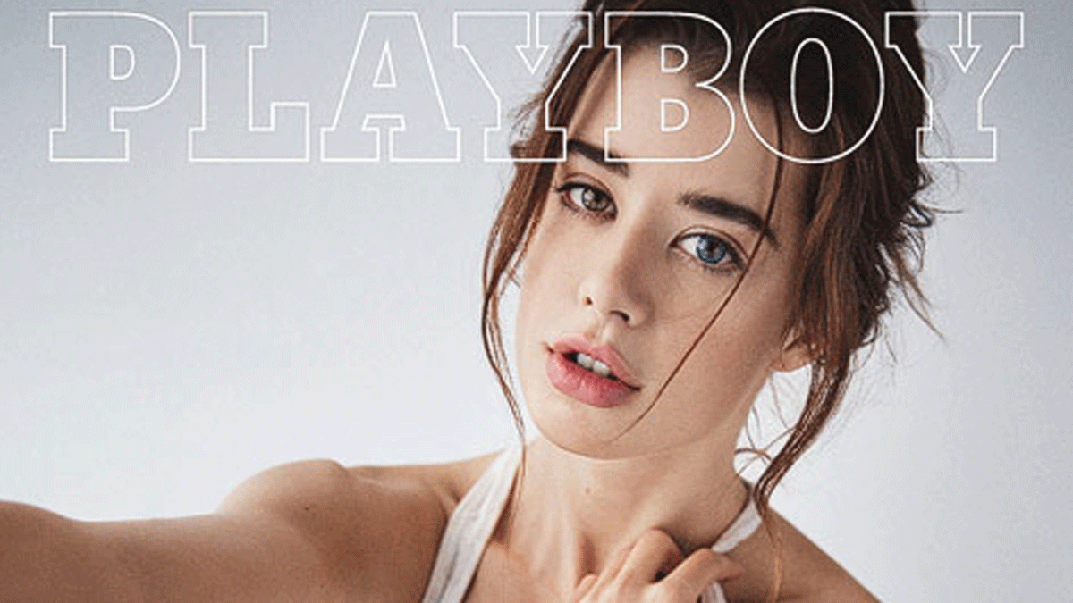 Das ist das erste angezogene "Playboy"-Cover