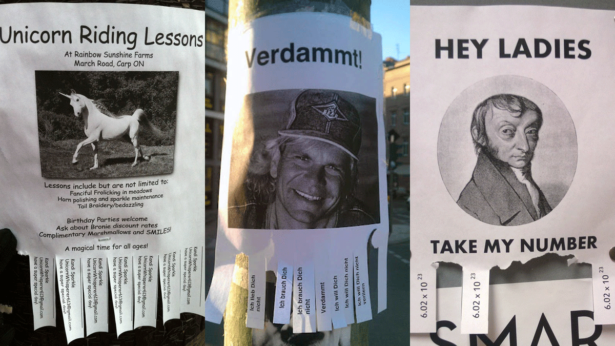 Lustige Abrisszettel: Unterhaltung zum Mitnehmen