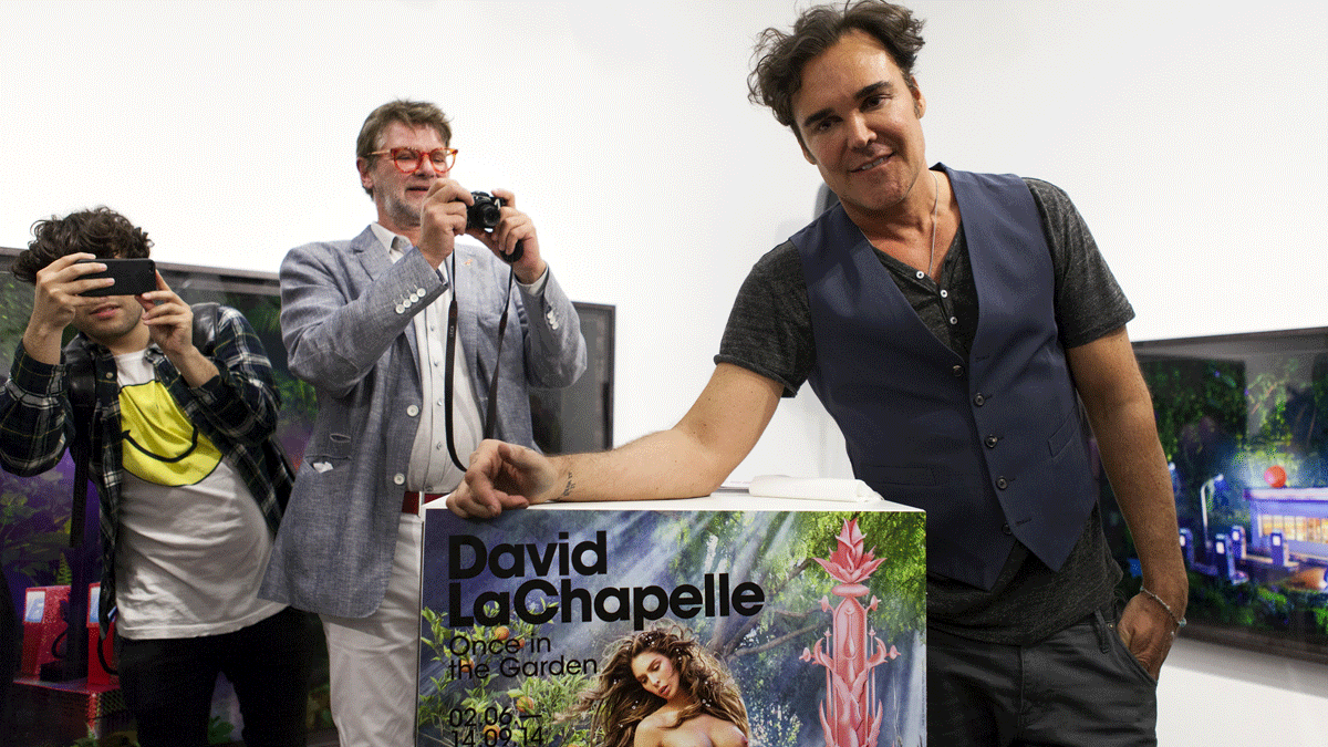 Riesenandrang bei Ausstellungseröffnung von David LaChapelle