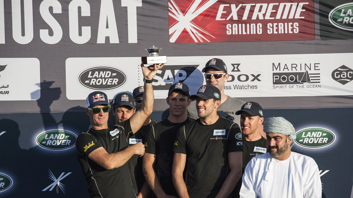 Das Red Bull Extreme Sailing Team konnte seinen dritten Platz am Ende doch verteidigen.