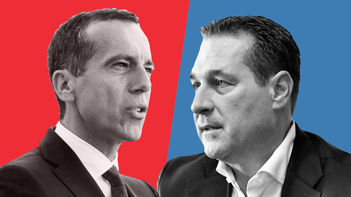 Kern vs. Strache: "Uns trennen Welten"