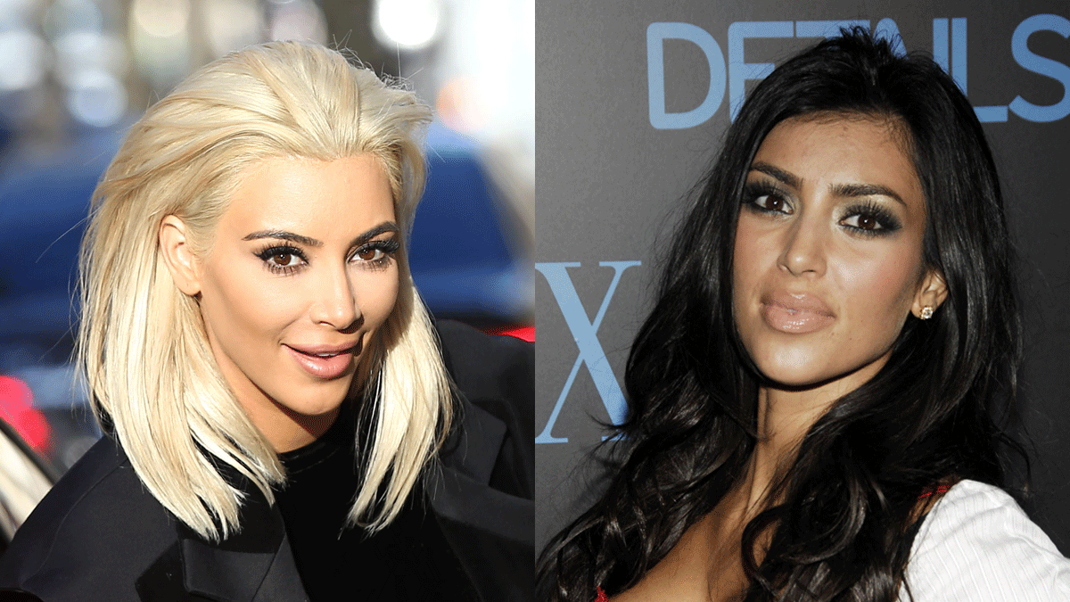 Gleich mehrere Zeitschriften haben sich die äußerliche Total-Veränderung von Kim Kardashian genauer angesehen - nicht nur ausdem Grund, weil das Reality-Sternchen jetzt ihre Haarpracht platinblond färbt.