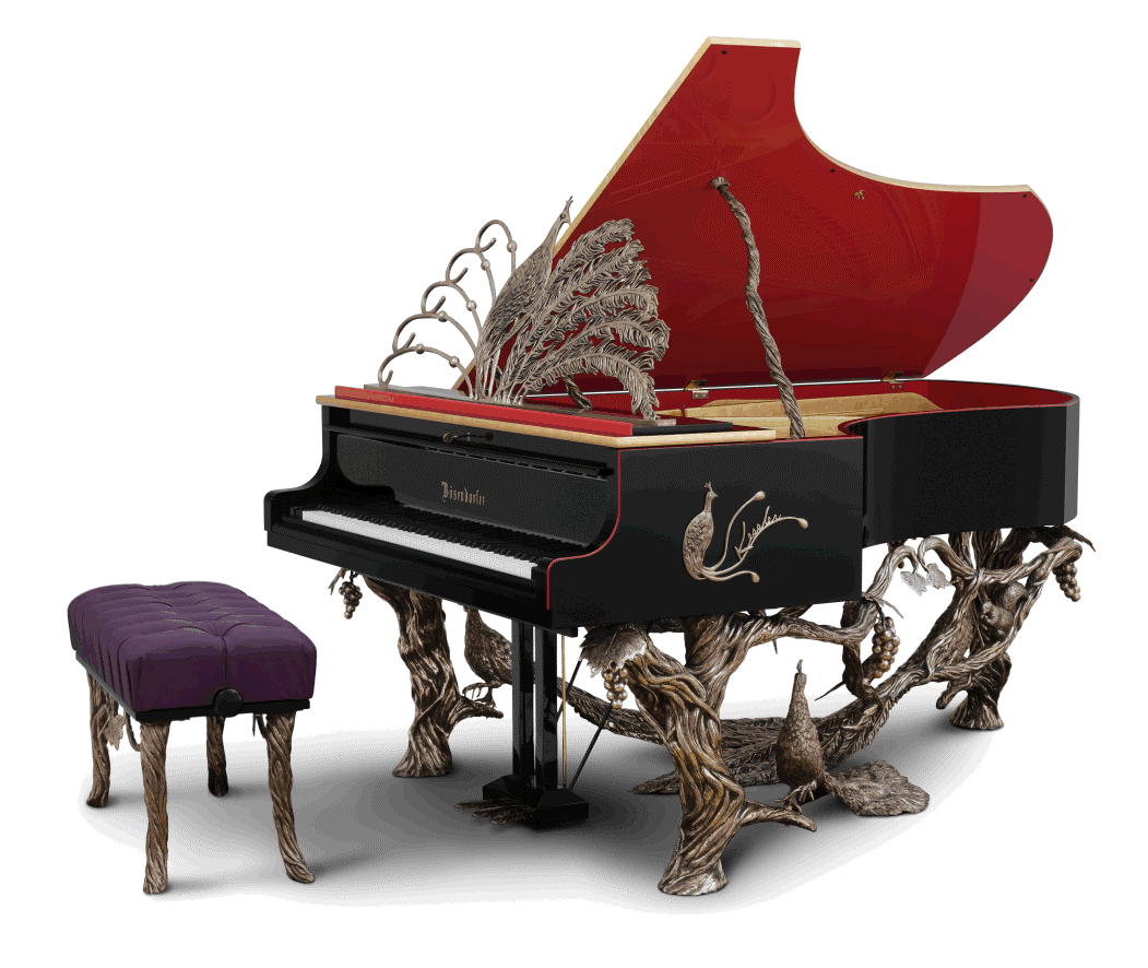 Ein Bösendorfer Grand Bohemian, eine Design-Anfertigung für den US-Hotelketten-Besitzer Richard Kessler. Kostenpunkt: 400.000 Euro