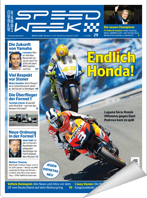 Speedweek mit neuem Format und Hochglanz (ab Nr. 29)